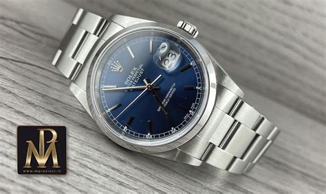 rolex datejust quadrante blu garanzia 16200|Rolex Datejust Blue Roman Numeral Dial 16200 Review.